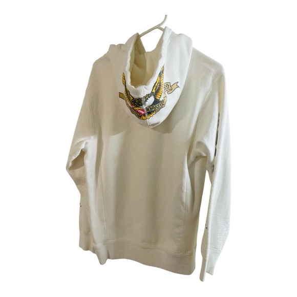 Supreme X Antihero Eagle Hooded Sweatshirt SS16 White - Picture 3 of 3